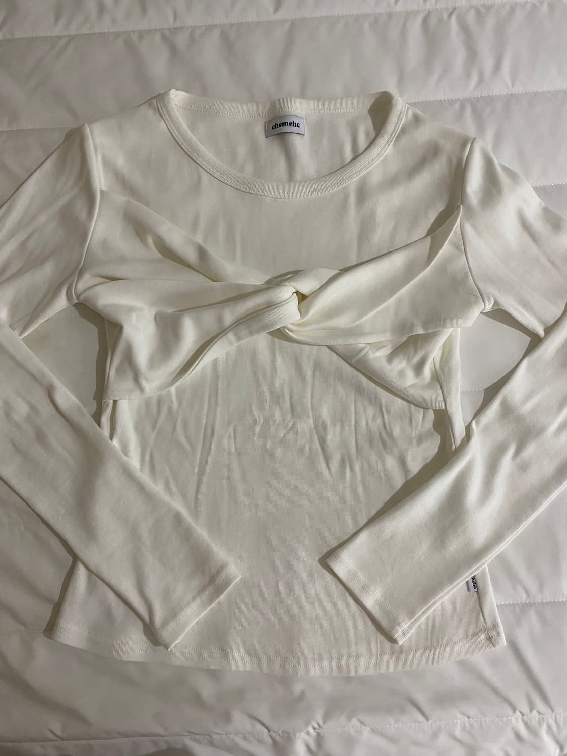 체메씨 KNOT LONG SLEEVE TEE 상품이미지3