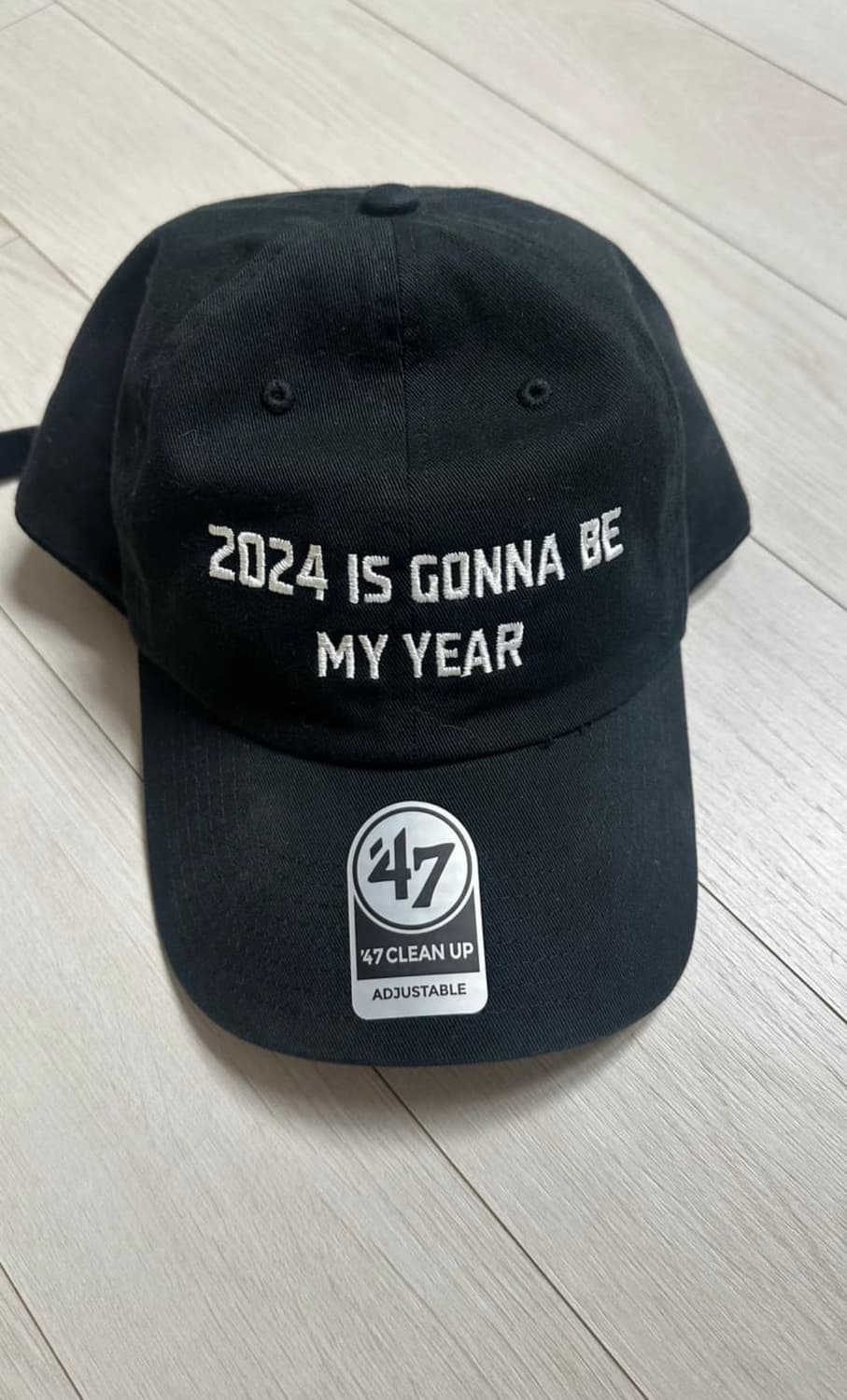 Nptsss 47브랜드 볼캡 블랙 2024 자수 제니모자 상품이미지1