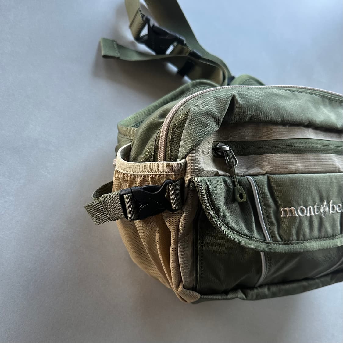 몽벨 mont-bell BAUM 바움 힙색 다크 카키 상품이미지3