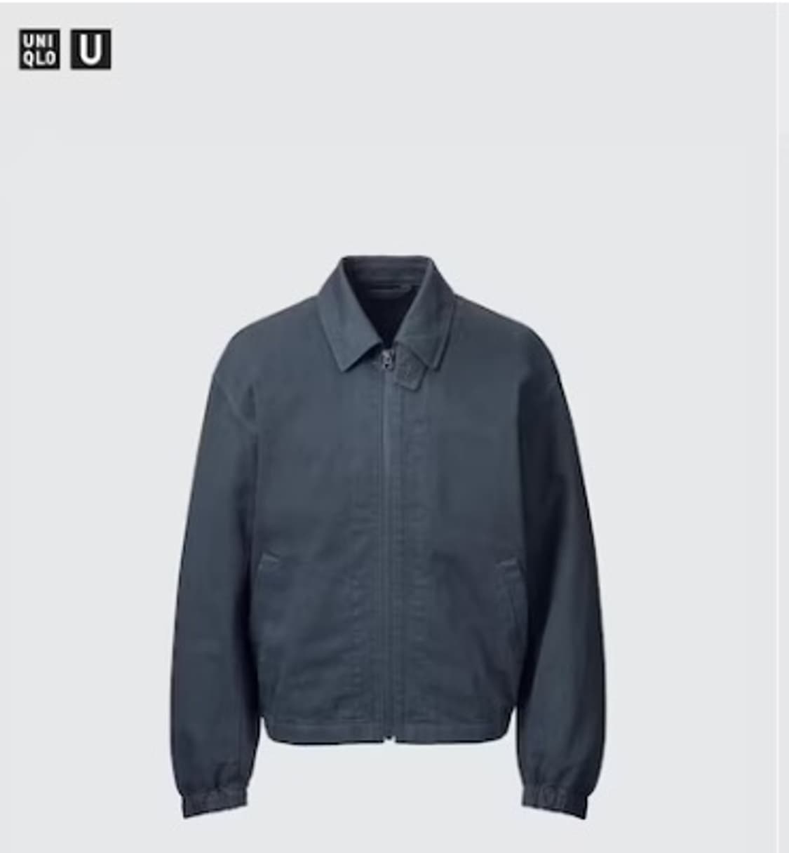 유니클로u 24ss 집업블루종 68 blue 상품이미지1