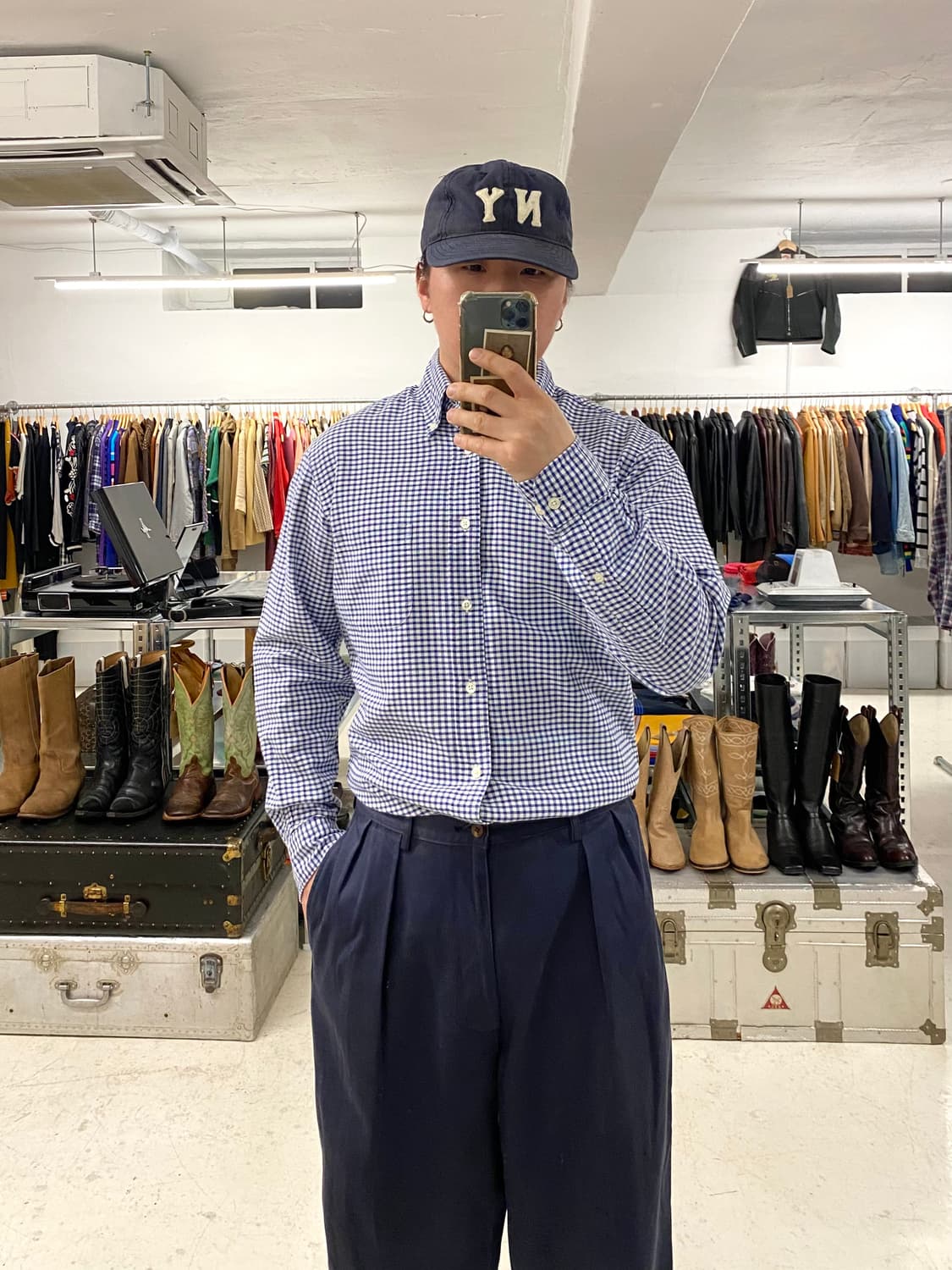 BROOKS BROTHERS check shirt 브룩스 브라더스 체크 상품이미지9