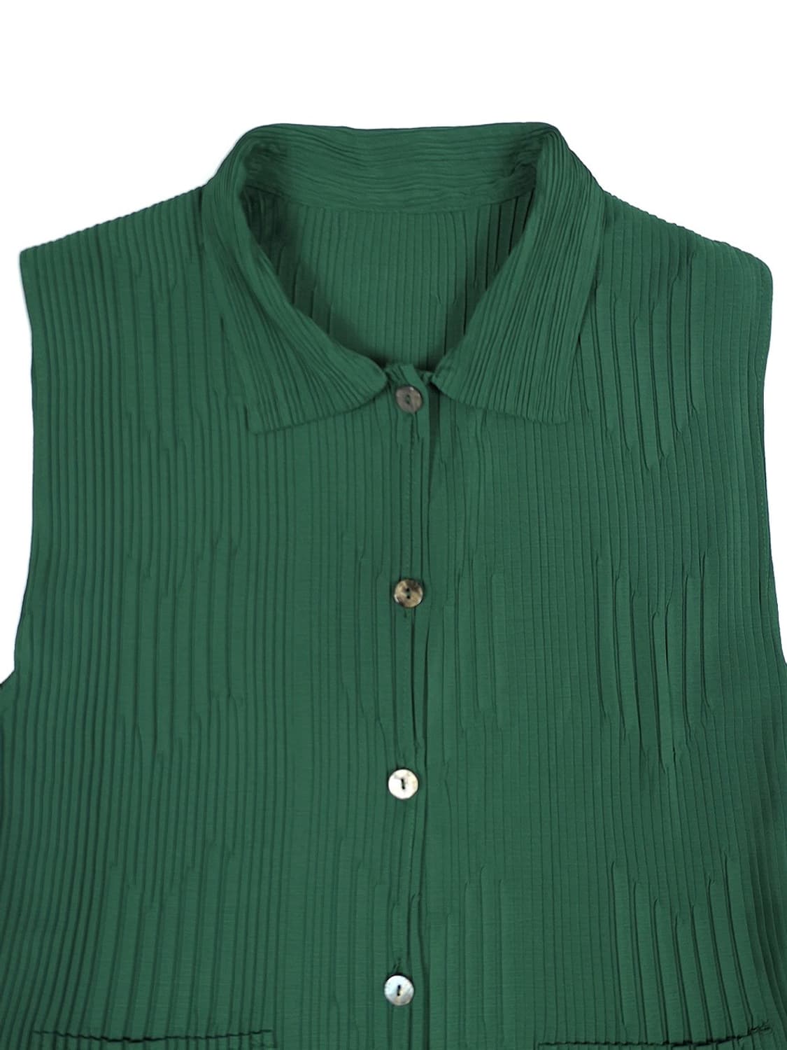 pleated sleeveless shirt dress 상품이미지1