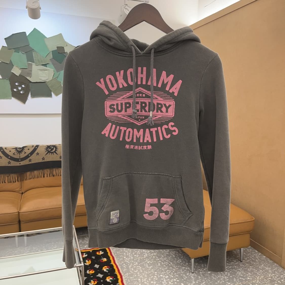 슈퍼드라이 Y2K 빈티지 00's 약기모 후드티 S C08218 상품이미지3