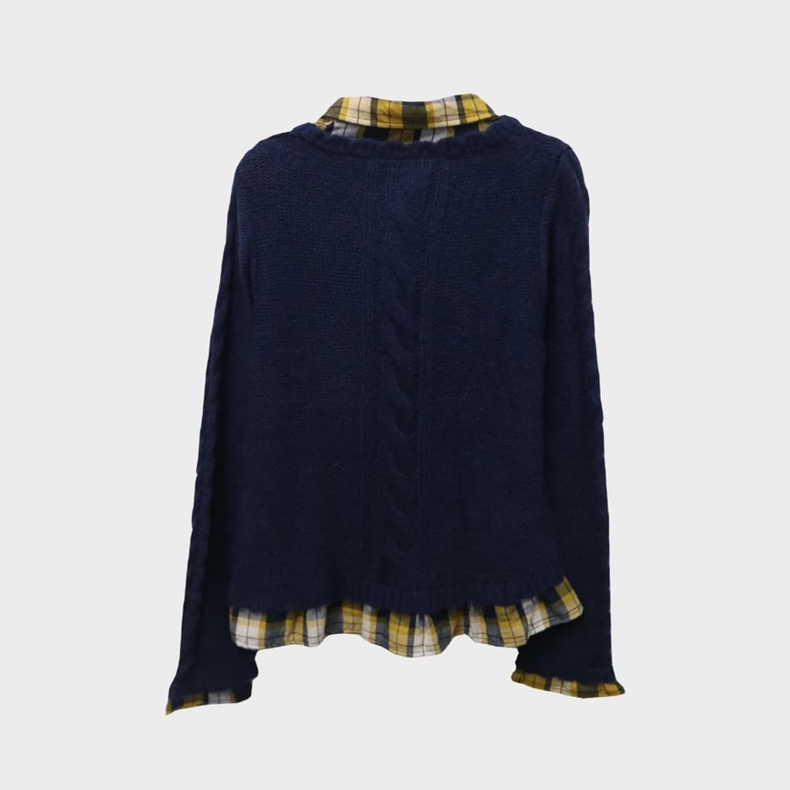 엑시즈팜 발레코어 니트 셔츠 레이어드 티셔츠 63580 상품이미지2