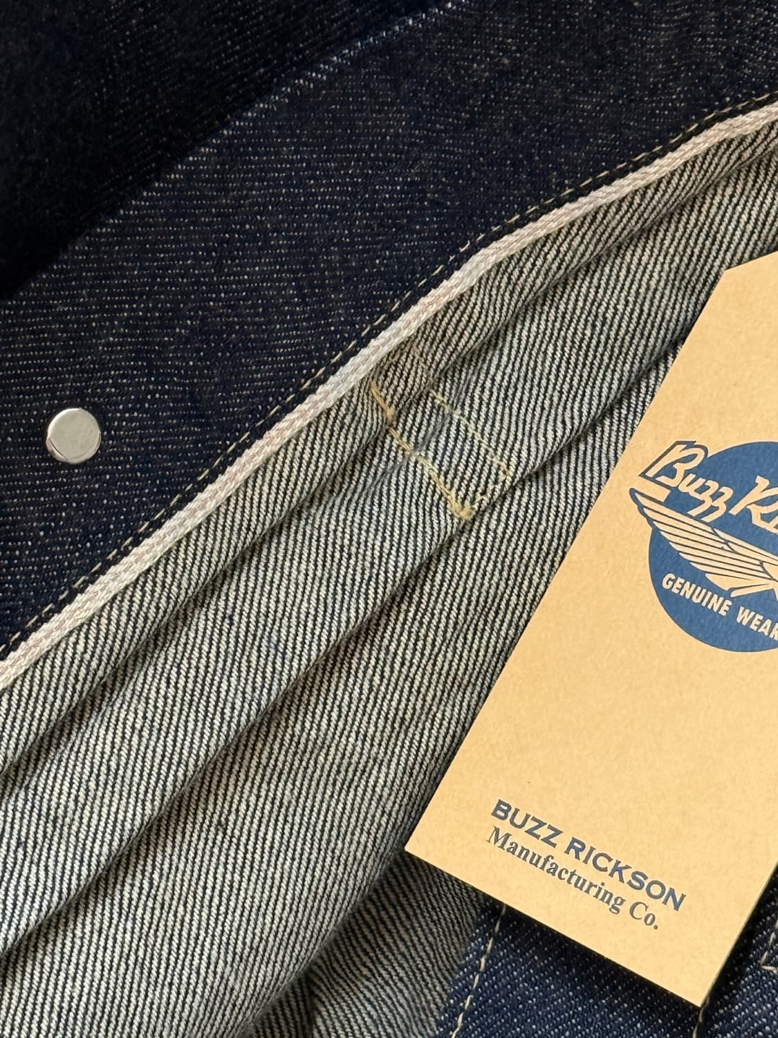 버즈릭슨 BR16041T WWII T-back 데님자켓 46 상품이미지3