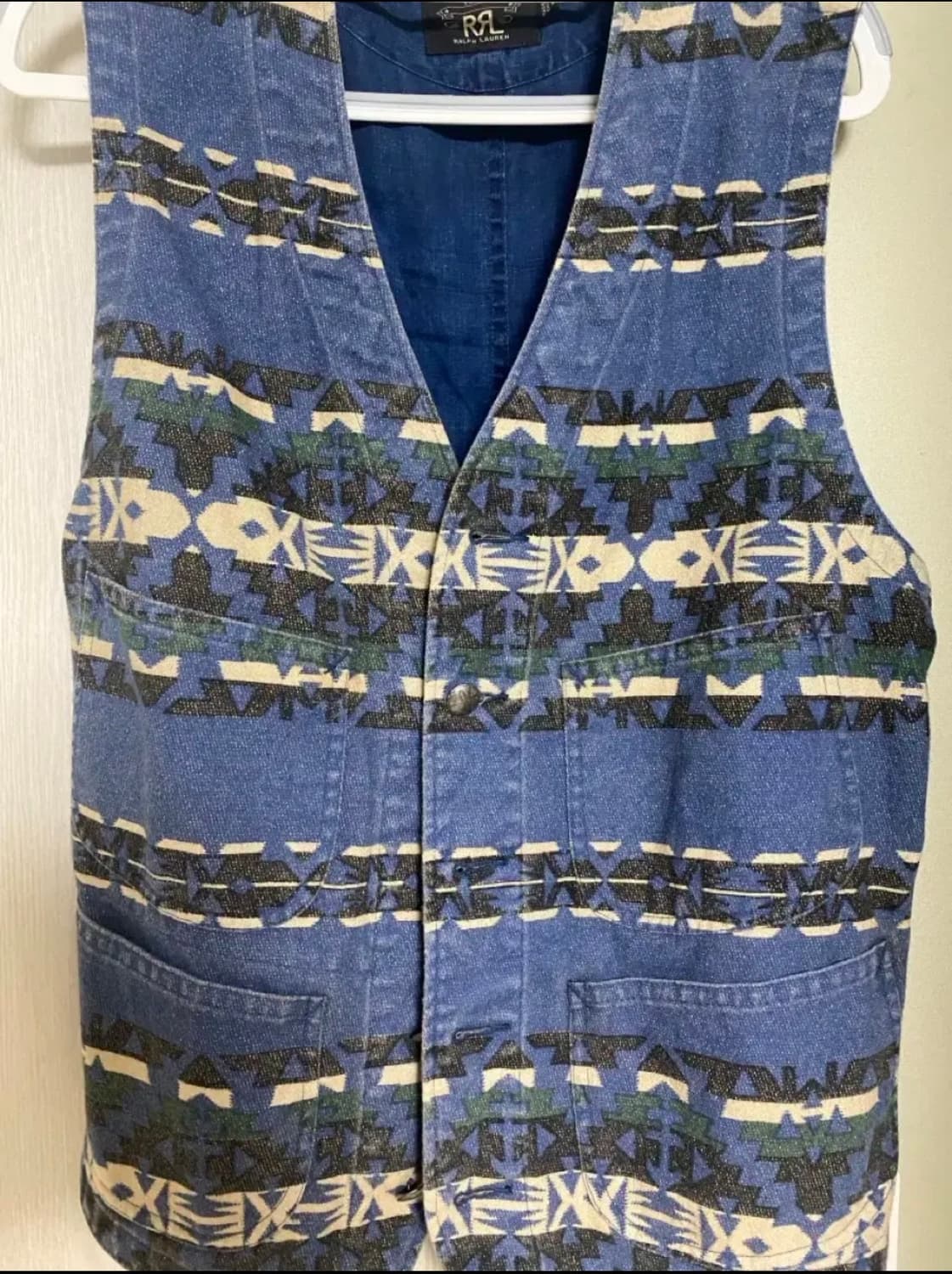 Rrl 더블알엘 자카드 베스트 L 상품이미지1