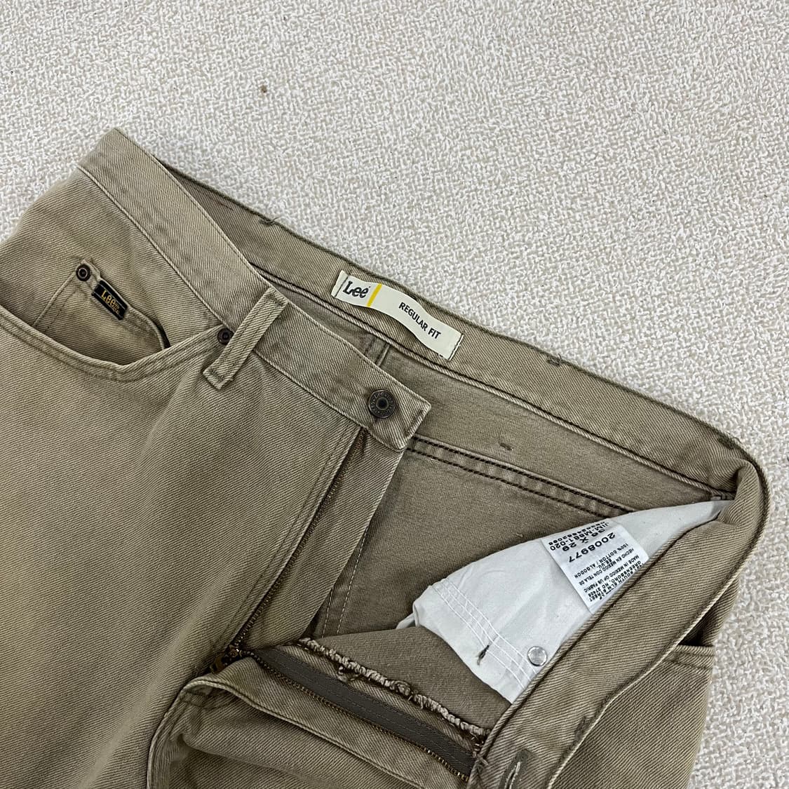 [36-29] 리 LEE 레귤러핏 코튼 면바지 0102M1 상품이미지2