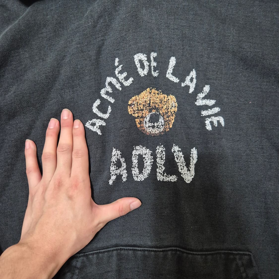 아크메드라비 베어 빅로고 후드티 상품이미지4