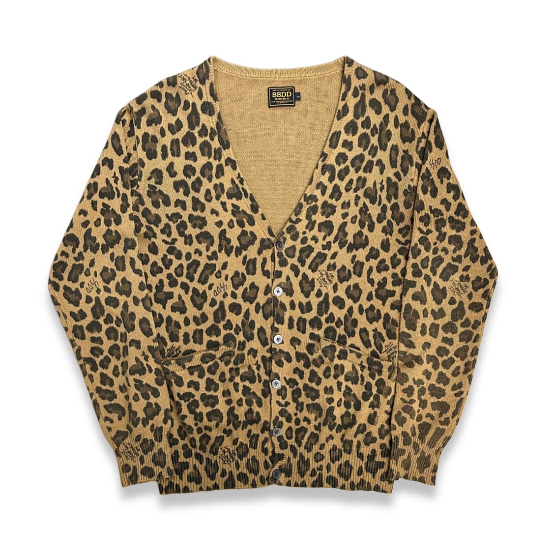 FUCT SSDD 레오파드 니트 가디건 L 상품이미지1