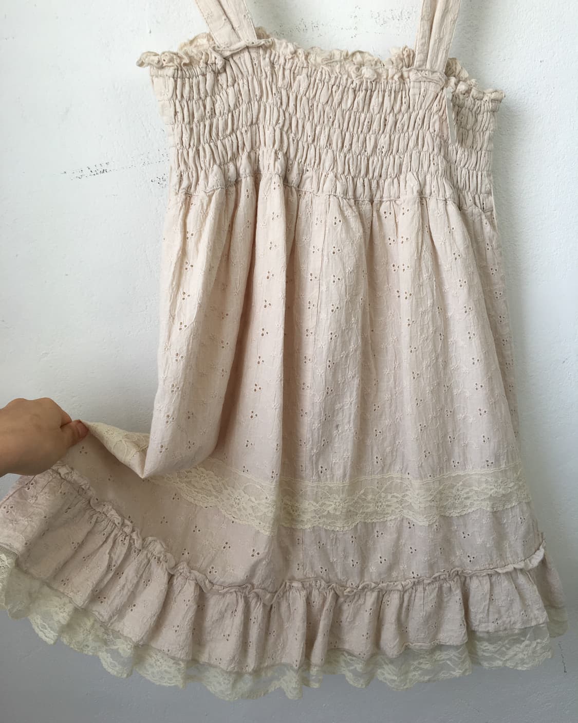 Punching lace point sleeveless 상품이미지4