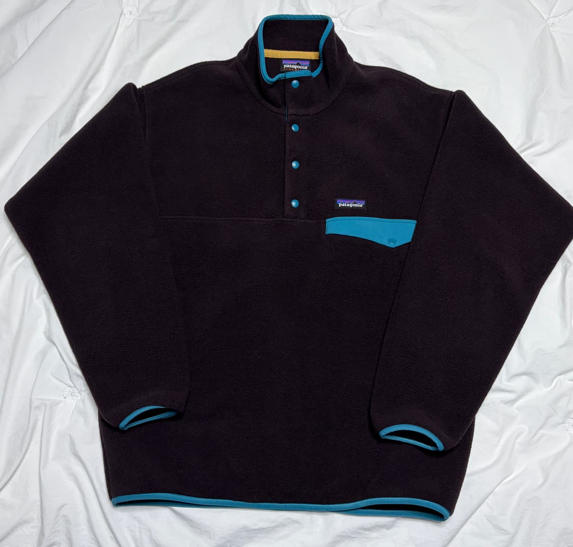 파타고니아 신칠라 스냅티 플리스 풀오버 옵시디안 플럼 M 상품이미지3