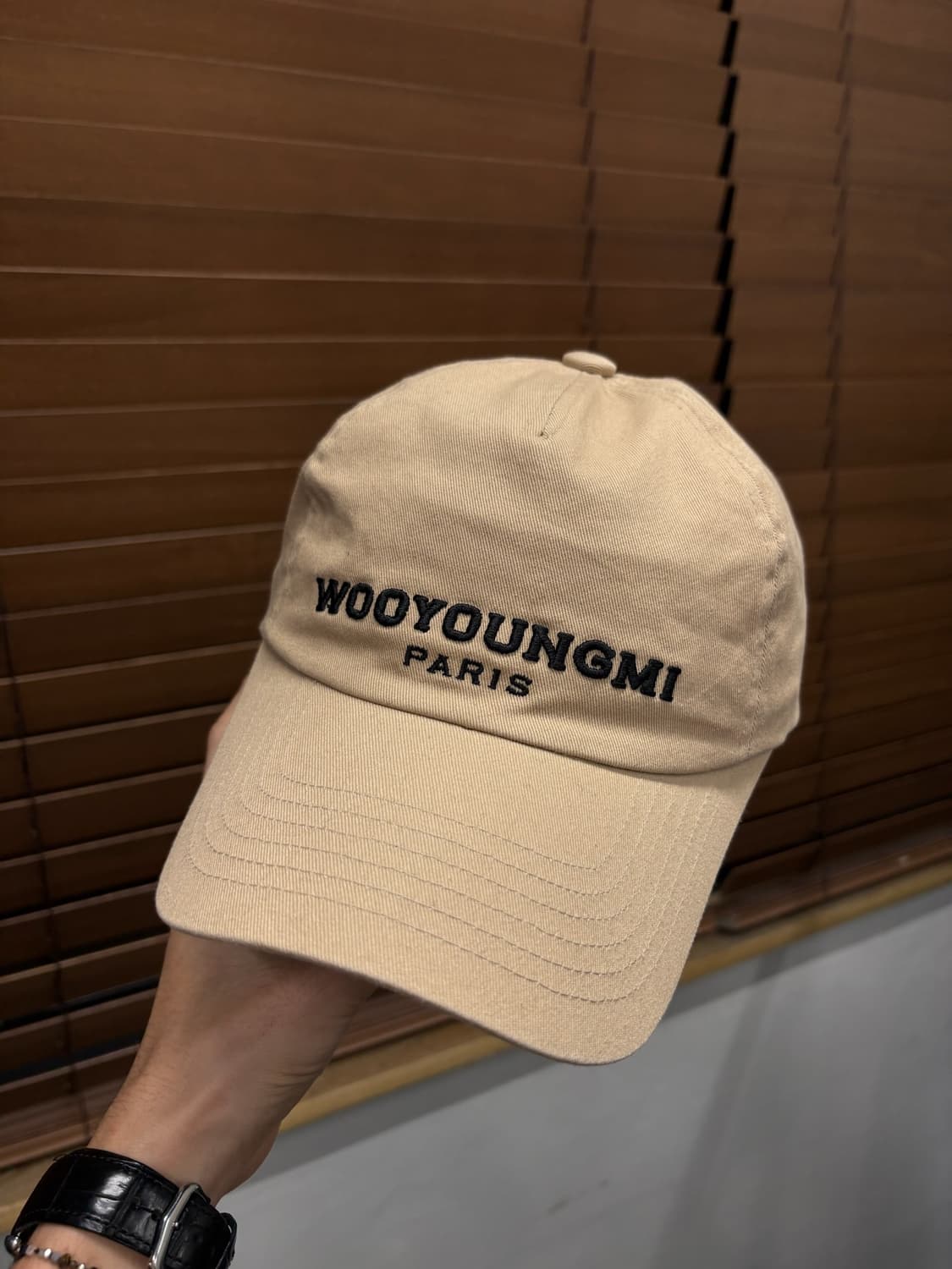 우영미 엠브로이드 볼캡 모자 상품이미지1