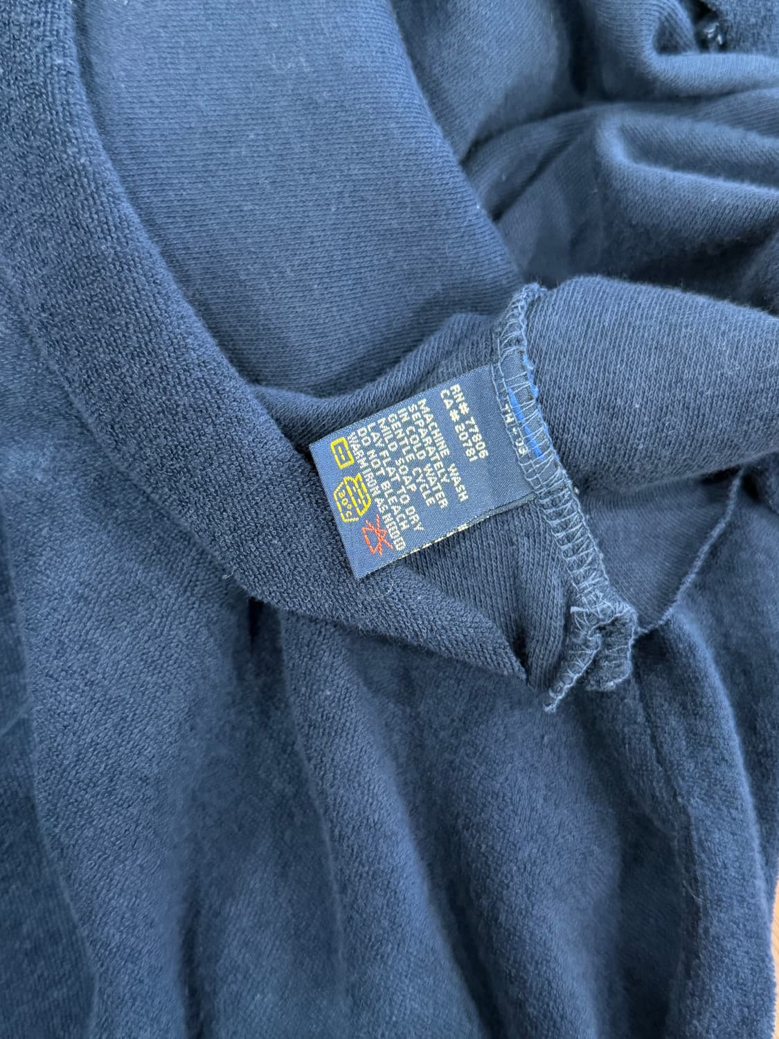 90s Tommy Hilfiger 타미힐피거 테리 코튼 컷오프 pk 반팔 상품이미지10