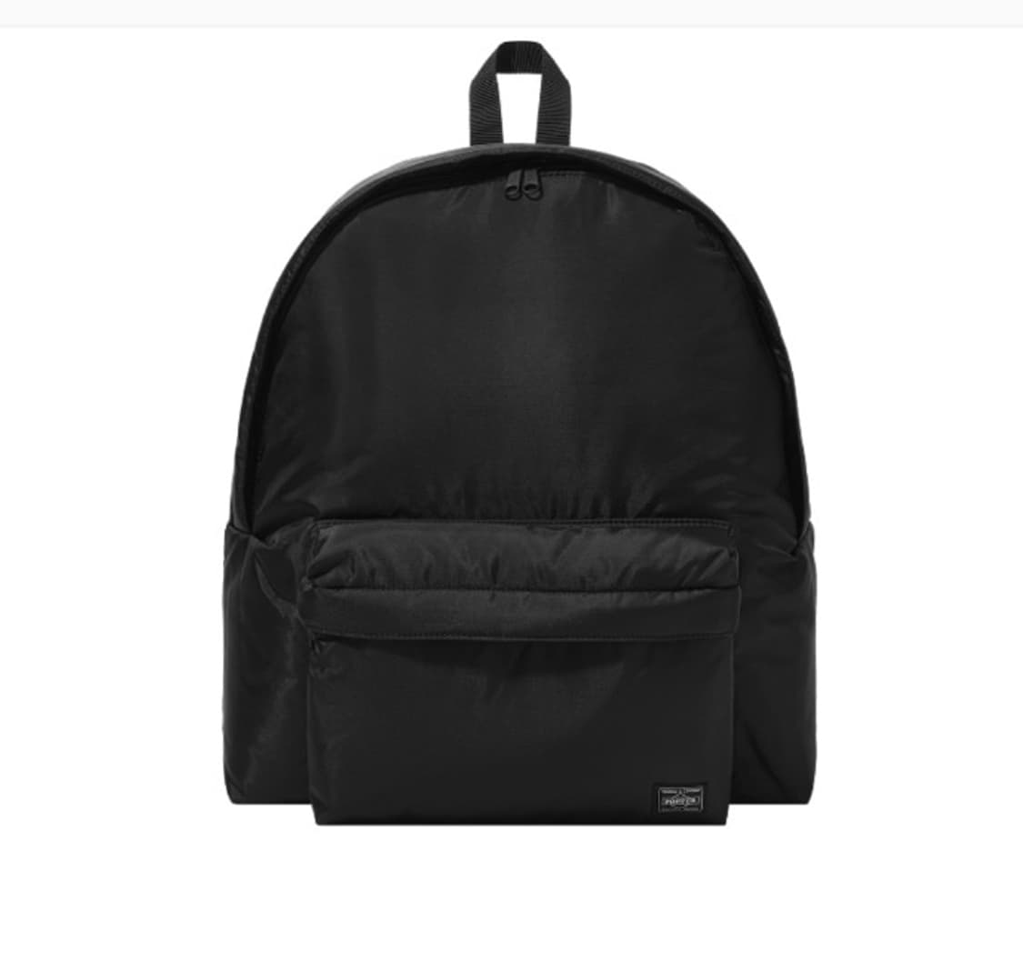 포터 꼼데가르송 라지 백팩 블랙 상품이미지1