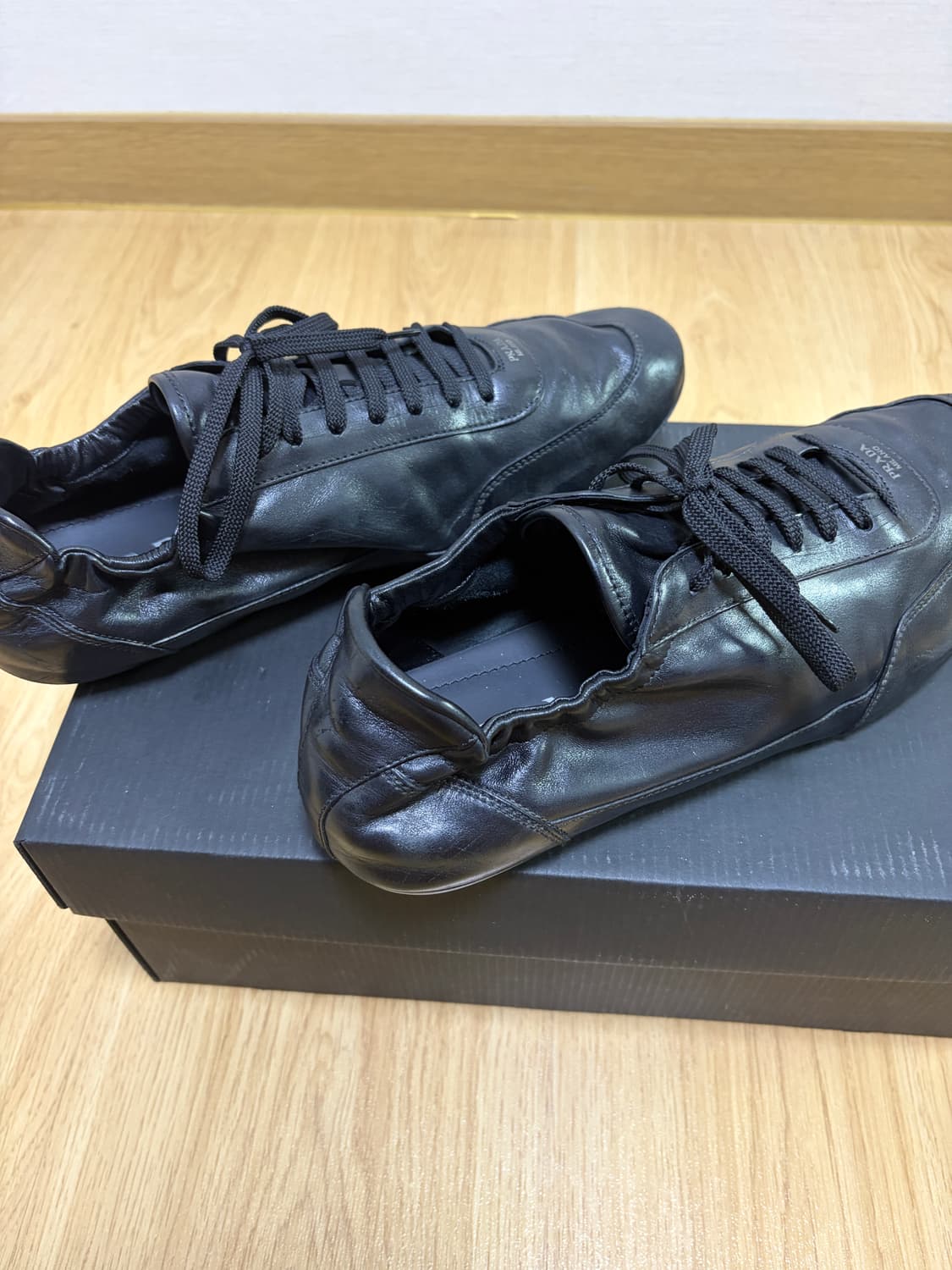 prada leather collapse uk9 프라다 레더 콜랩스 상품이미지4