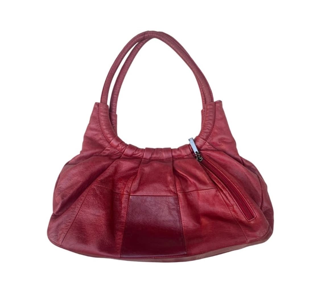 Vintage frill red flower bag 상품이미지2