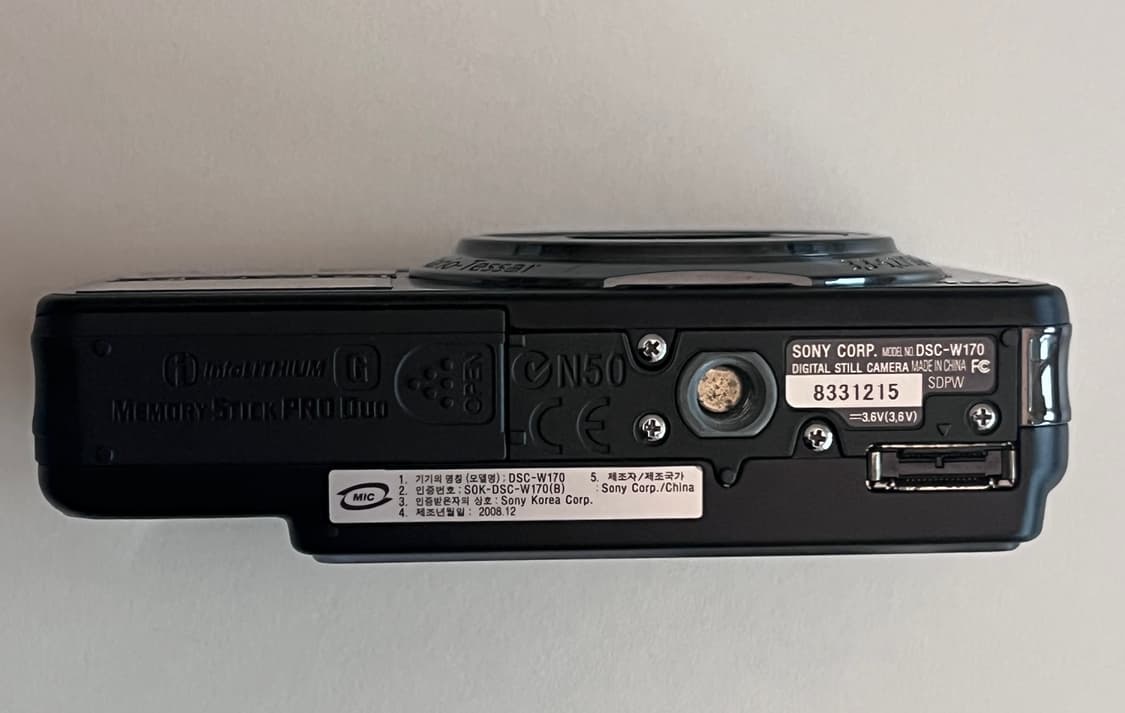 소니 dsc-w170 빈티지 디지털카메라 상품이미지9