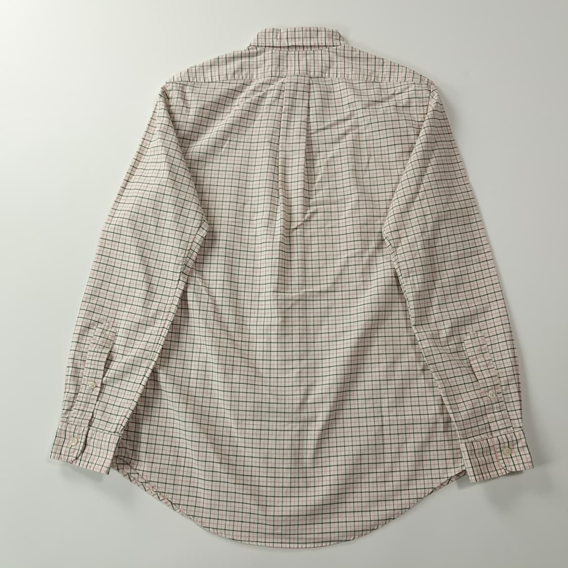 CK255 S 폴로 00s 멀티 스몰체크 버튼다운 핑크그린 셔츠 남방 상품이미지6