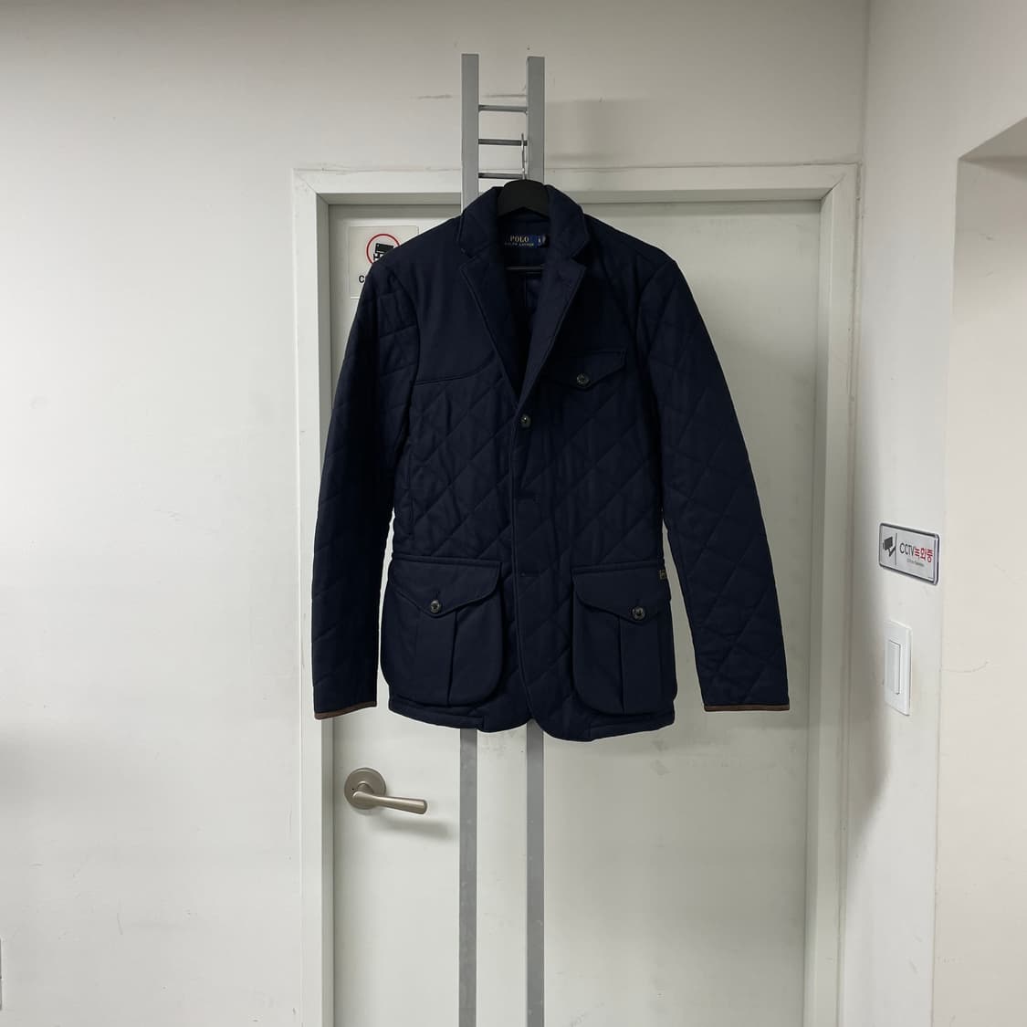 폴로 랄프로렌 퀄팅 블레이저 네이비 S 상품이미지1