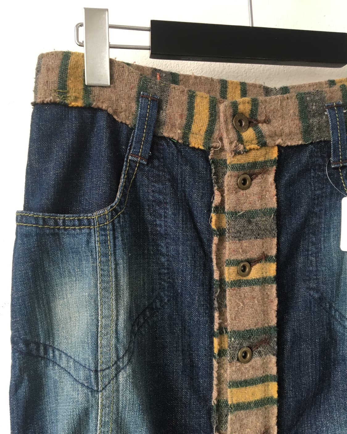 Line detail denim skirt 상품이미지5