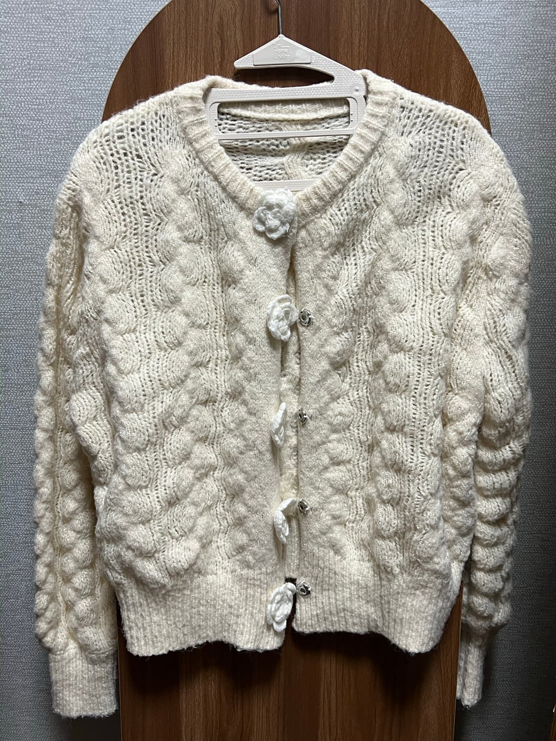 빈티지 아이보리 GRL 가디건 상품이미지1