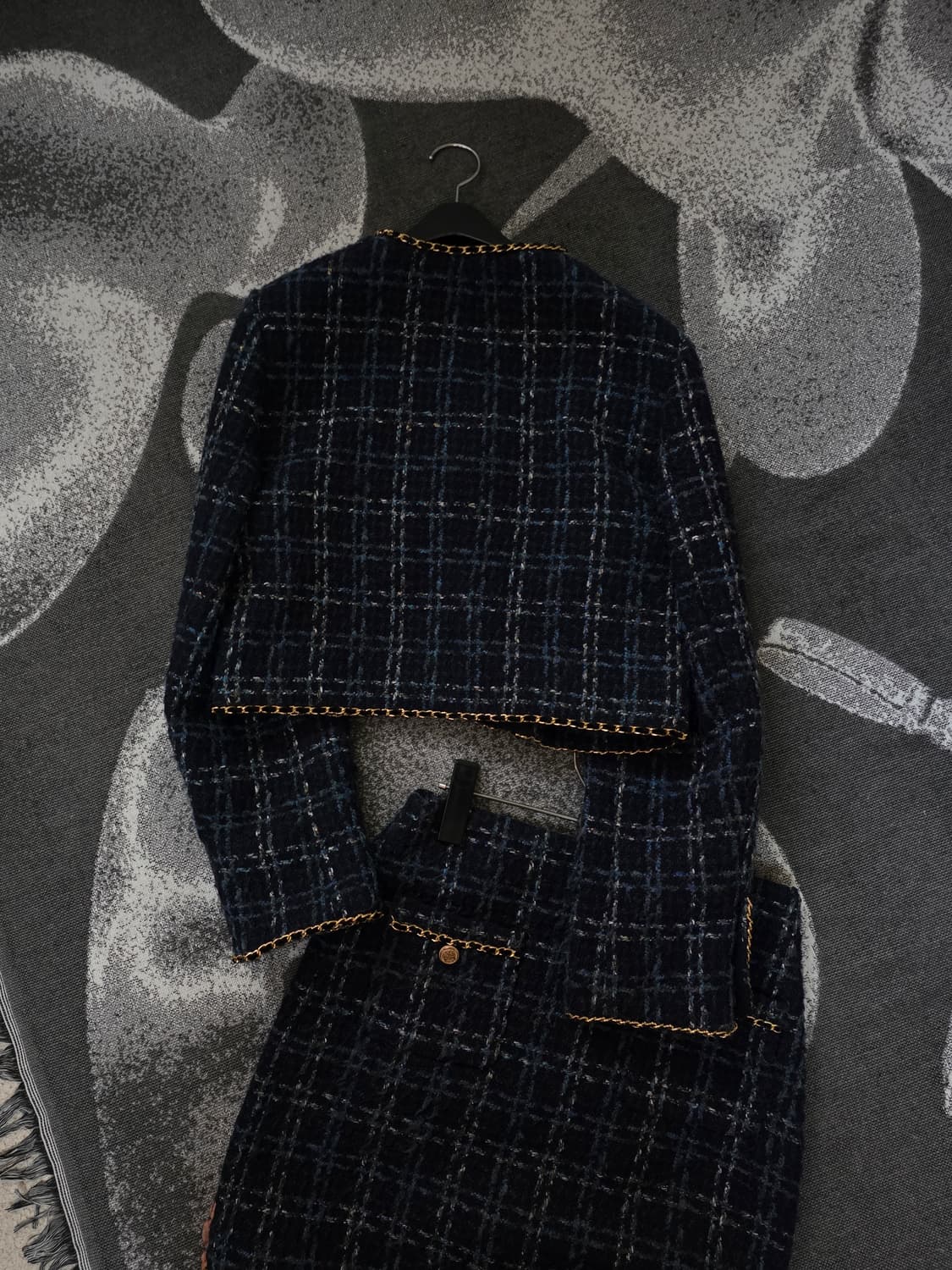 (소개팅 백전백승) NAIN 고민시 체인 트위드 자켓&스커트 셋업 상품이미지7