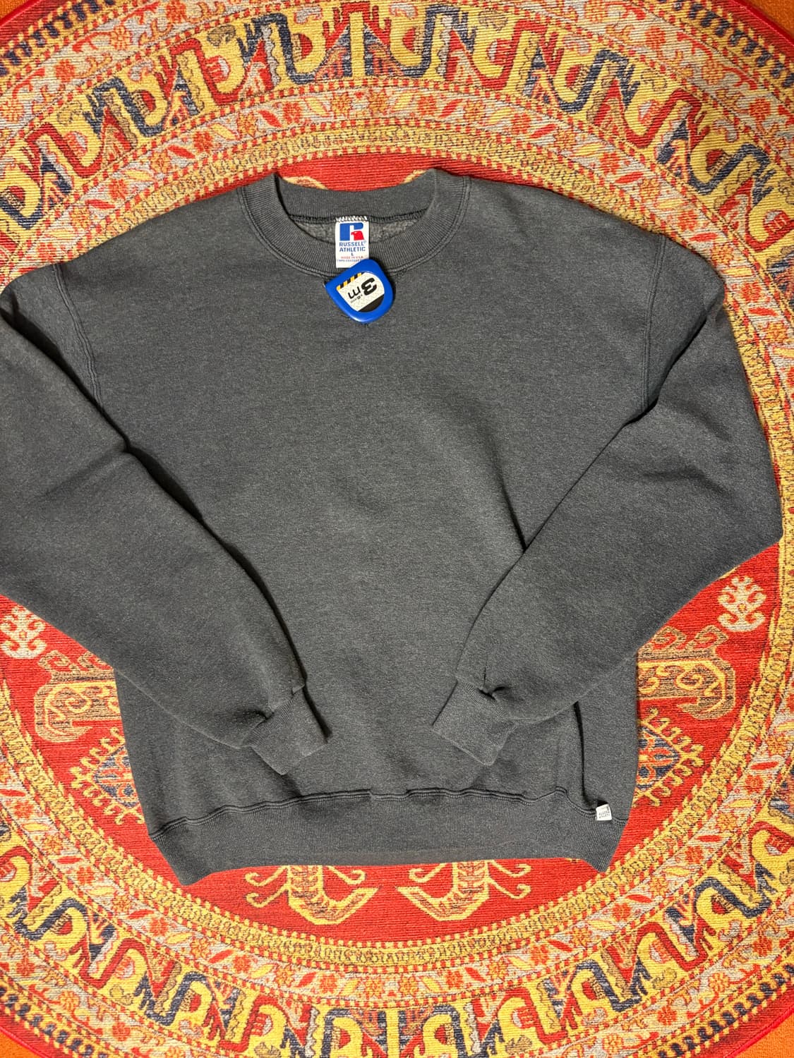 미제 러셀 빈티지 스웻셔츠 차콜그레이 l 상품이미지1