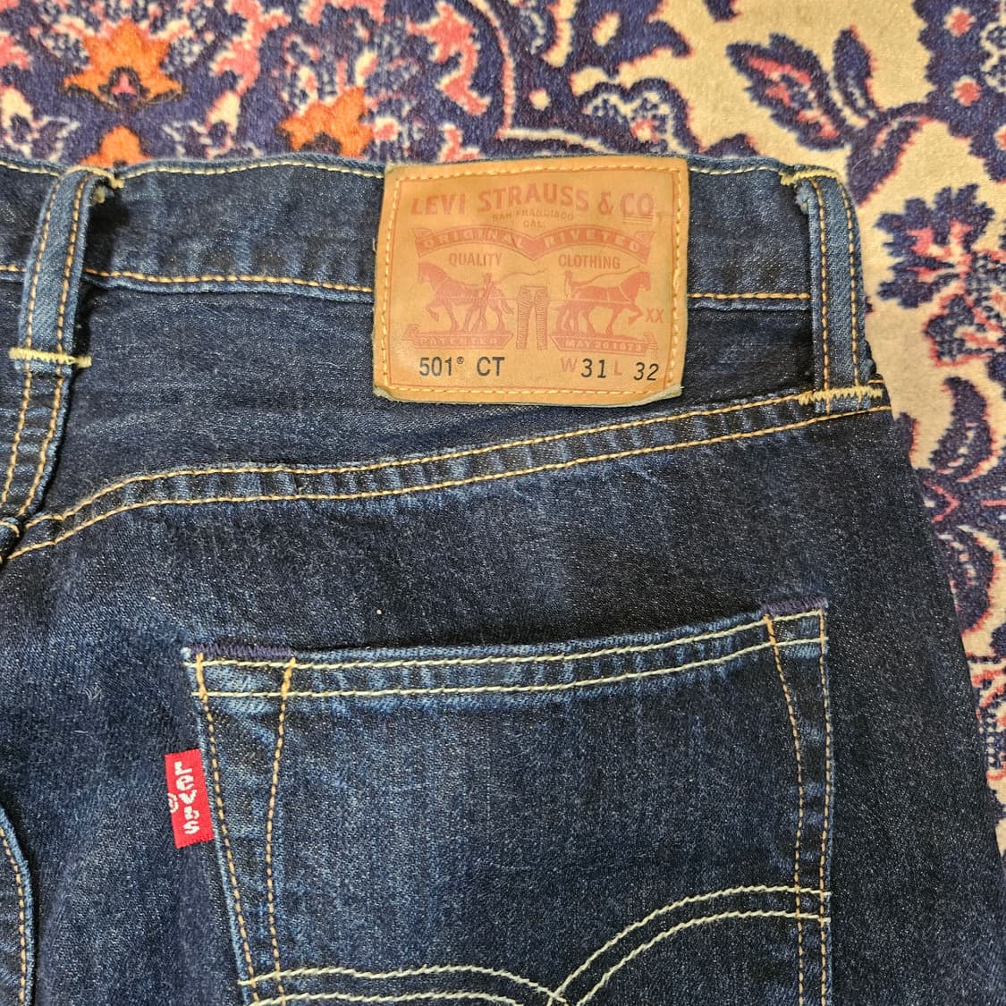리바이스(Levis) No.501CT 베이직 워시드 데님팬츠 31size 상품이미지6