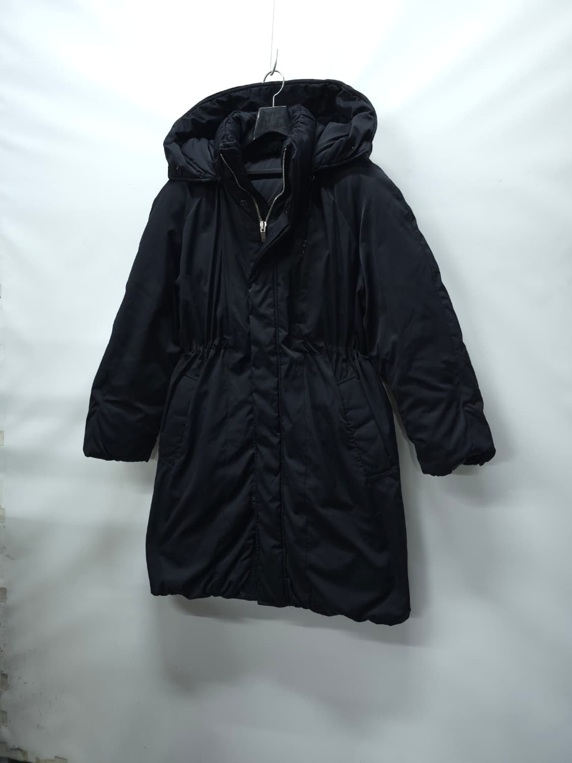 지오송지오 여성 후드 구스다운 롱 패딩 점퍼 (허리 스트링 조절) 상품이미지1