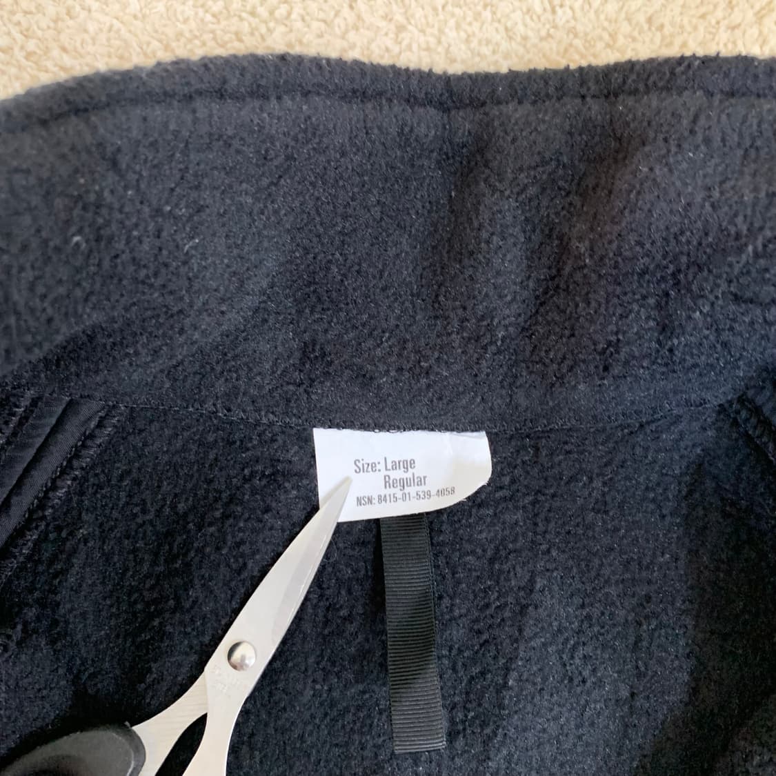 오리지널 미해군 폴라텍 200 플리스 자켓(L/R) 후리스 상품이미지7