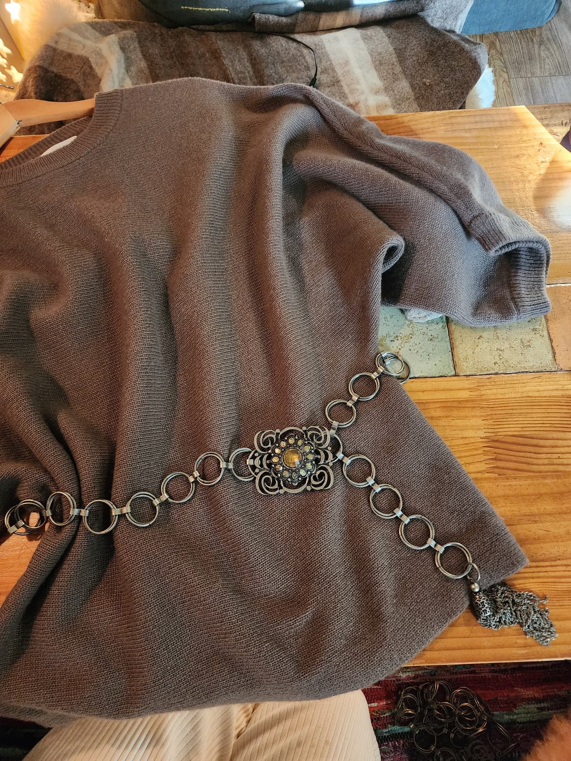 antique chain belt 엔틱 체인 벨트 상품이미지1