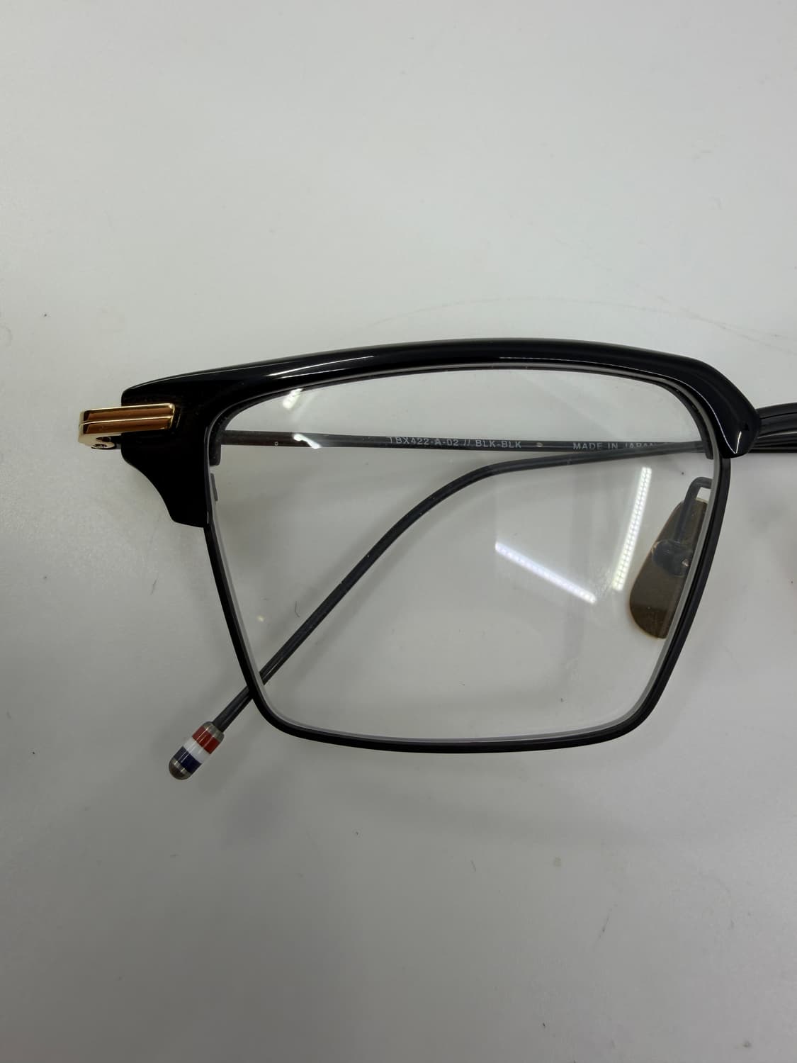 톰브라운 안경 tbx422 a 02 블랙 신품 실착x 상품이미지6