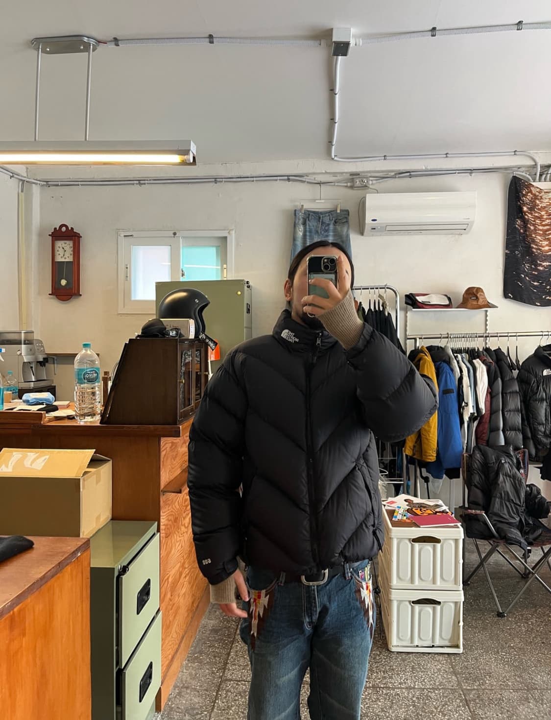 90s 노스페이스 어센트 패딩 M 상품이미지3