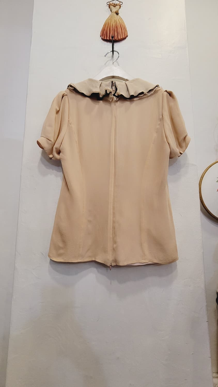 1.모조에스핀 실크 블라우  2.오즈세컨 도트샤 스커트 상품이미지6