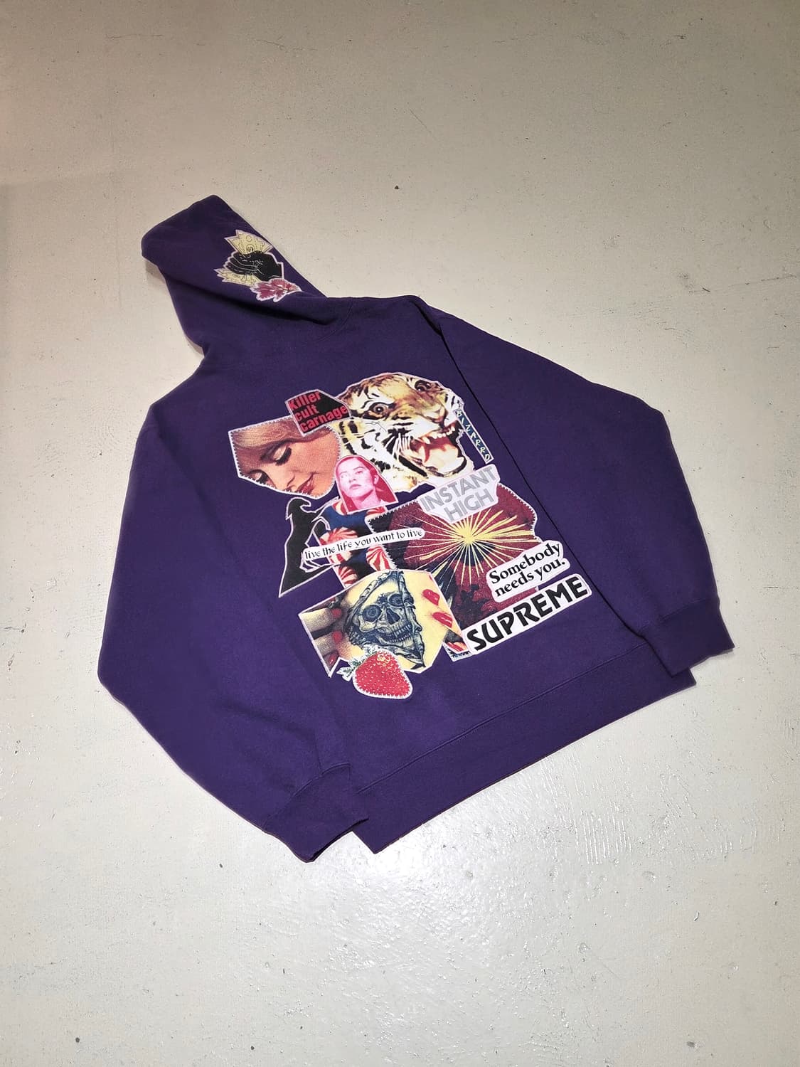 Supreme 슈프림 인스턴트 하이 패치스 후드티 상품이미지4