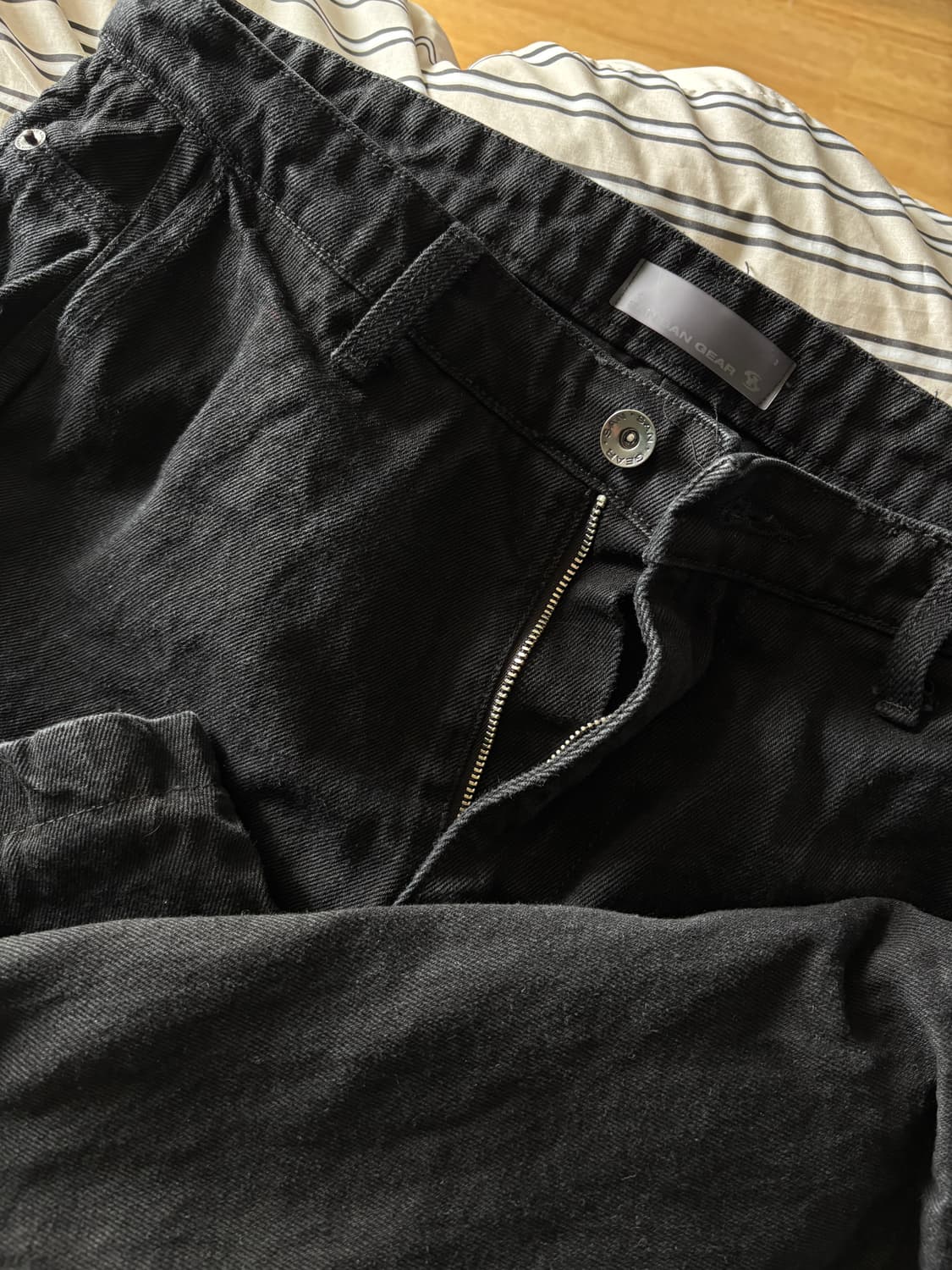 산산기어 COTTON WAVE PANTS [BLACK] 3 size 상품이미지3