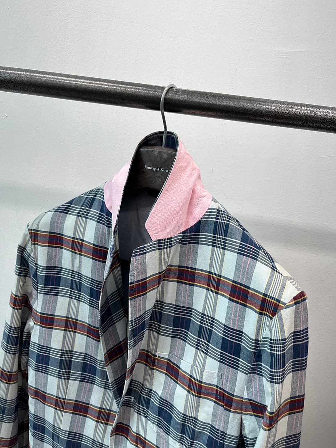 105) 폴로 코튼 체크자켓  상품이미지6