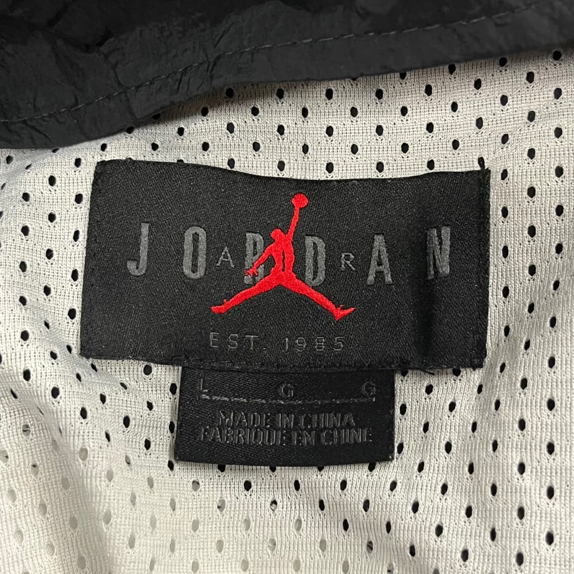 [정품/L,100] 조던 윙스 다이아몬드 바람막이 자켓 b14 상품이미지6