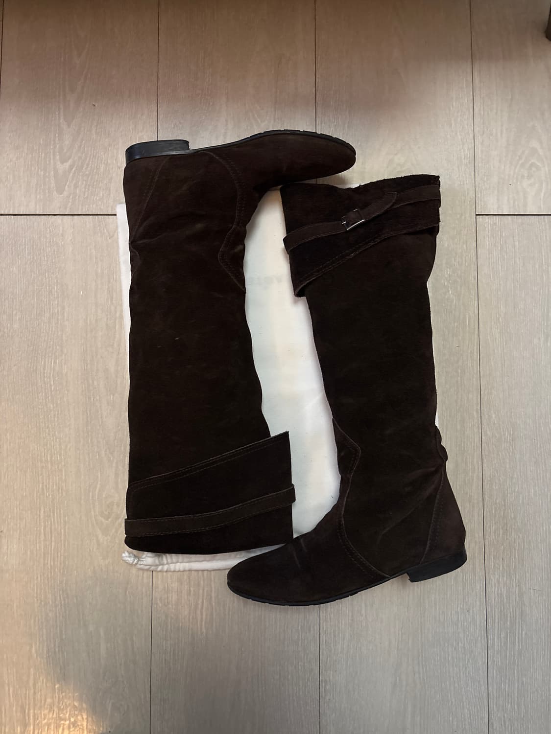 Vintage 스웨이드 레더부츠 상품이미지5