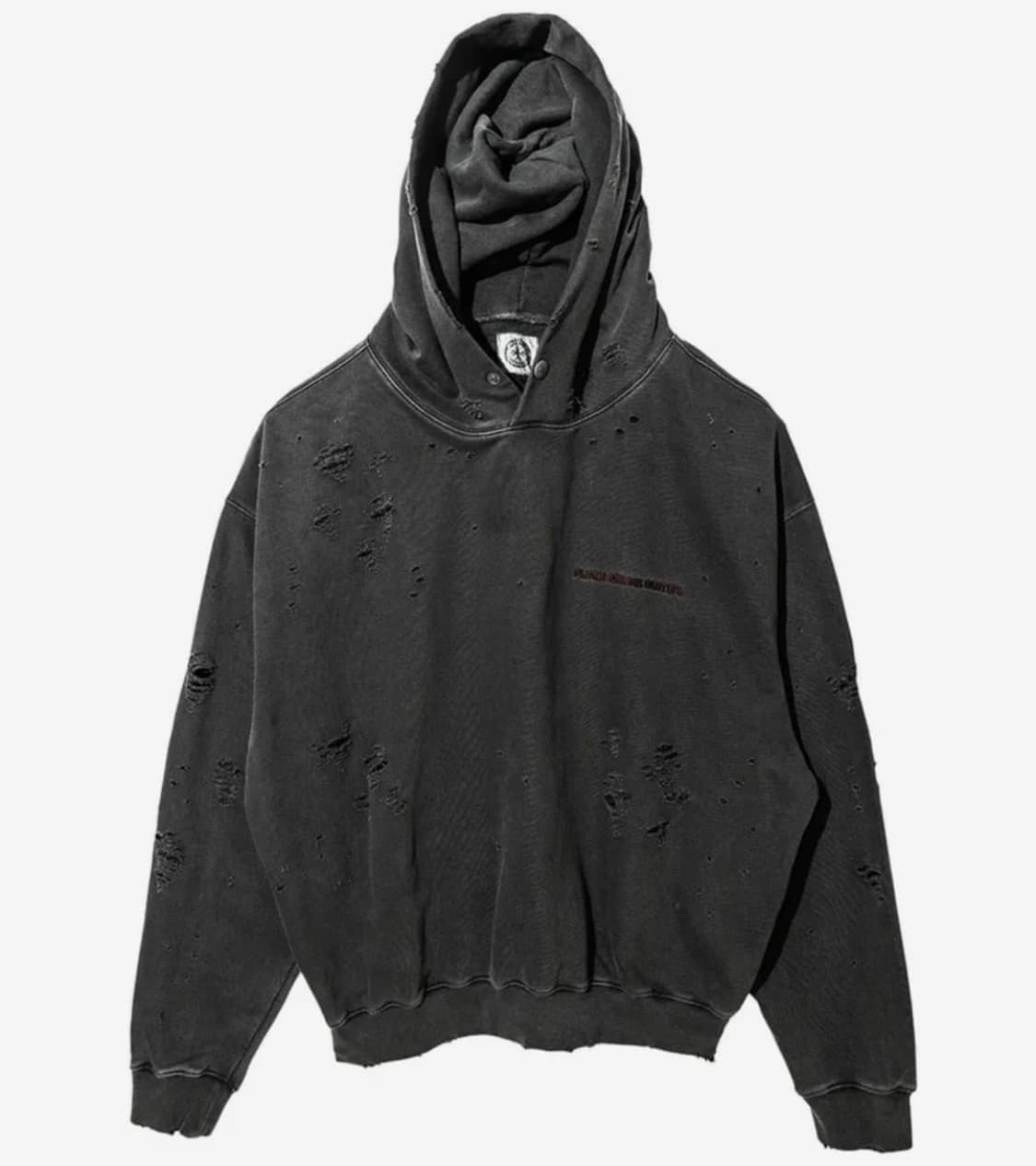 Damoim Garment Dyed Hoodie (CHARCOAL) 상품이미지1