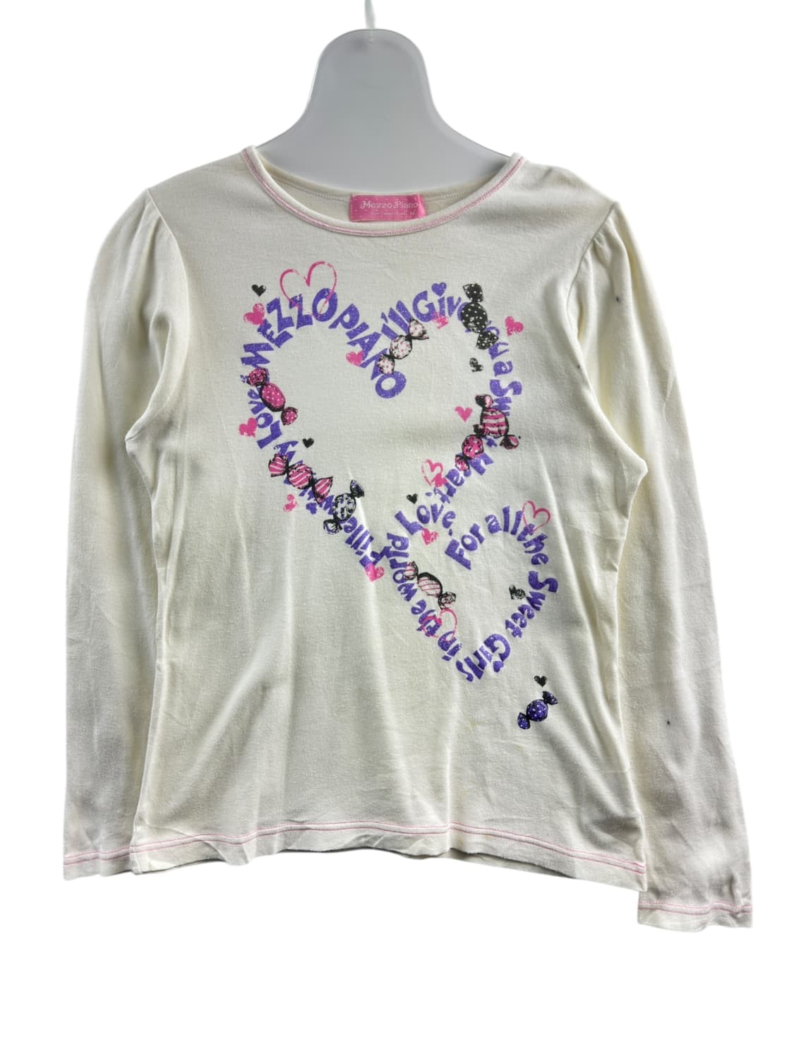 메조피아노 하트 딱붙 롱슬리브1295 상품이미지1