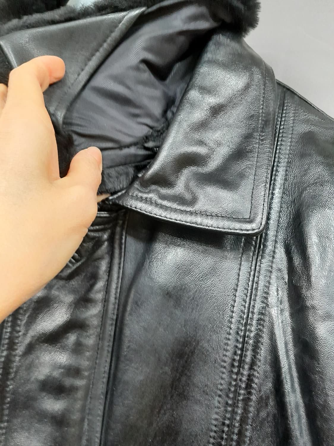 양가죽 블루종 점퍼 105 상품이미지4