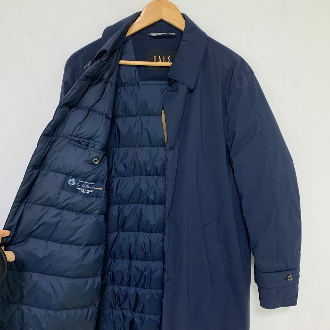 닥스 네이비 바람막이 코트 점퍼 빈티지 남녀공용 상품이미지4