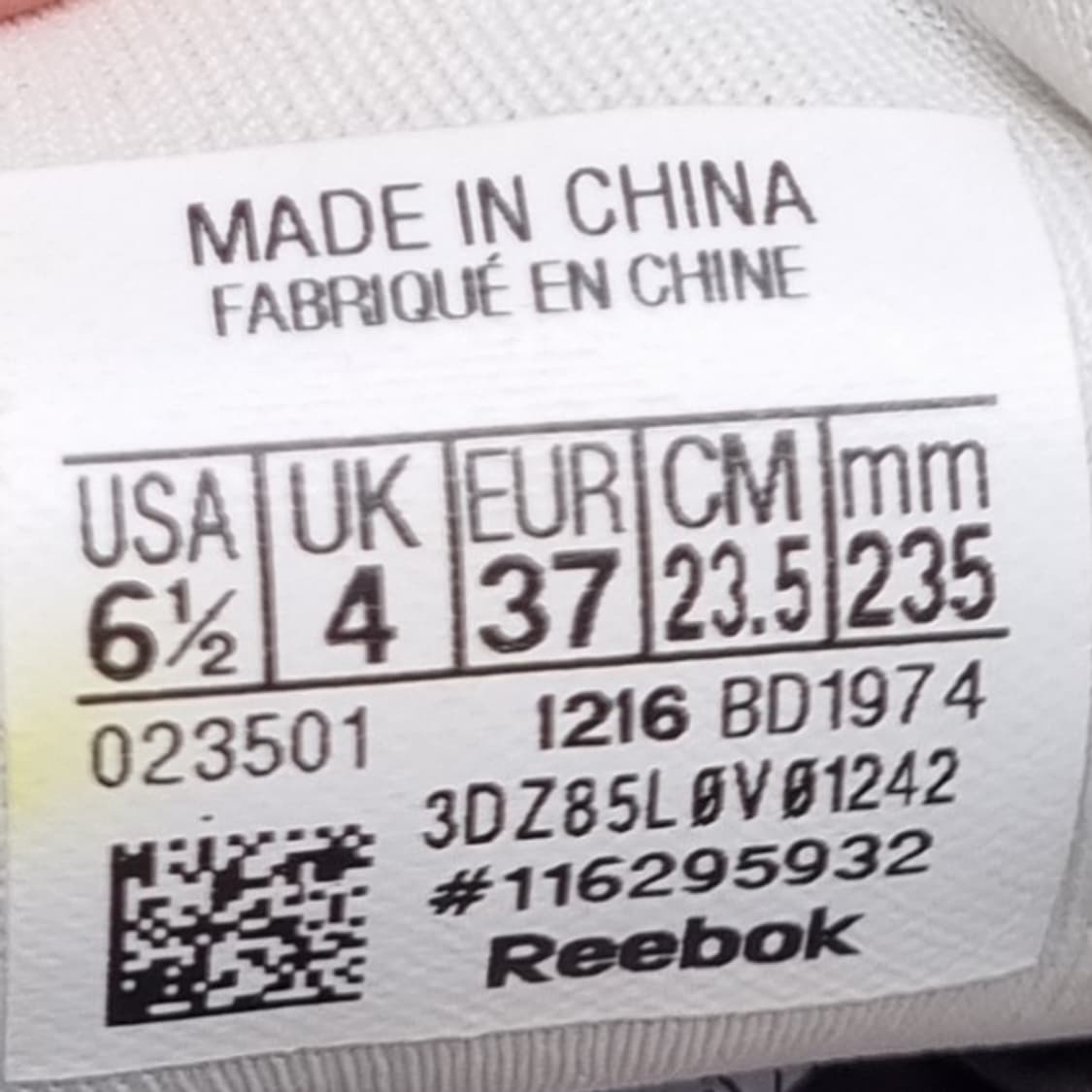 리복 퓨리 라이트룸 여성운동화235 상품이미지6