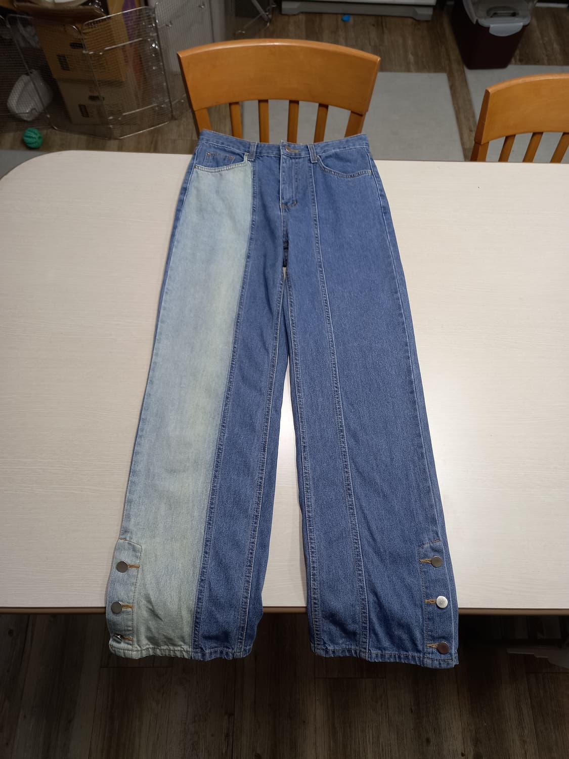 28 MAIN BOOTH Kor  하이웨이스트 세미와이드진 28-884 상품이미지1