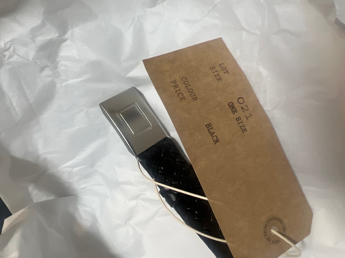 타이가 타카하시 히콕벨트 블랙 상품이미지2