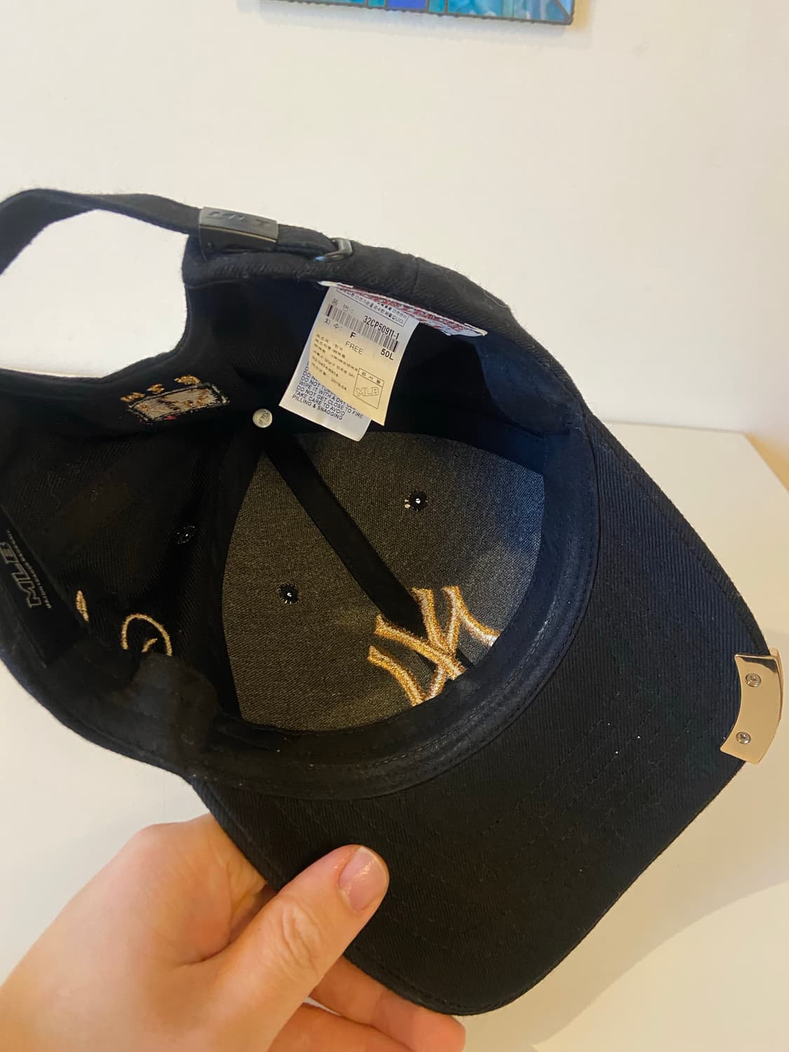 뉴욕양키스 블랙 볼캡 상품이미지4