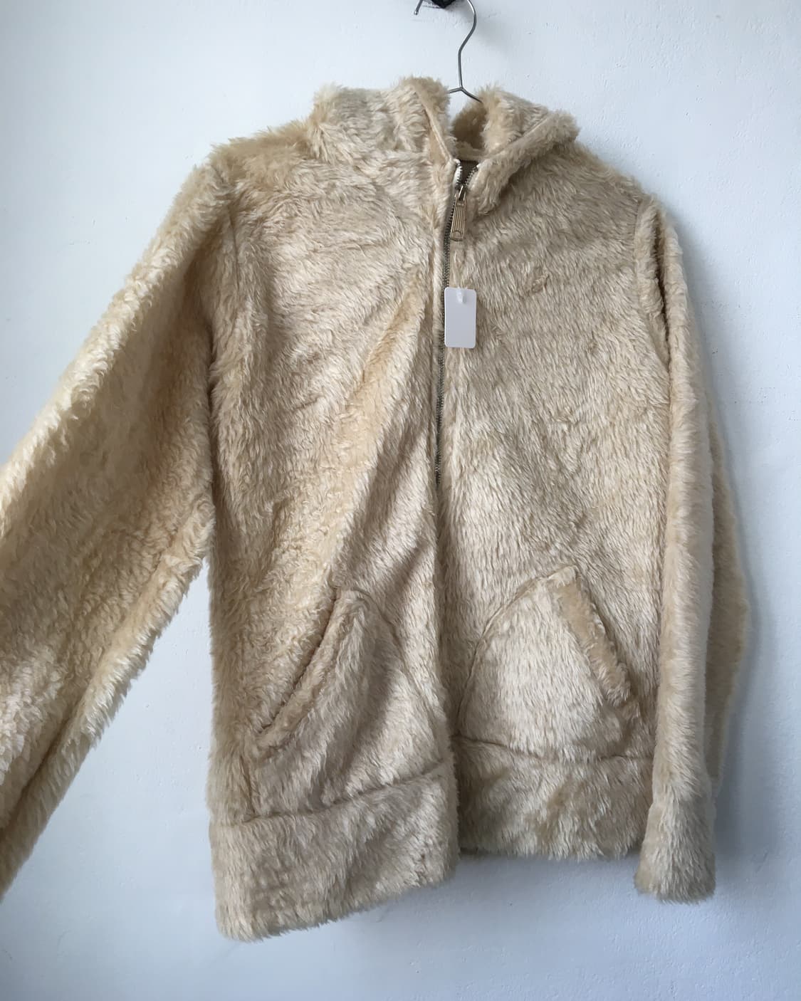 Bear ear hood fake fur jacket 상품이미지4