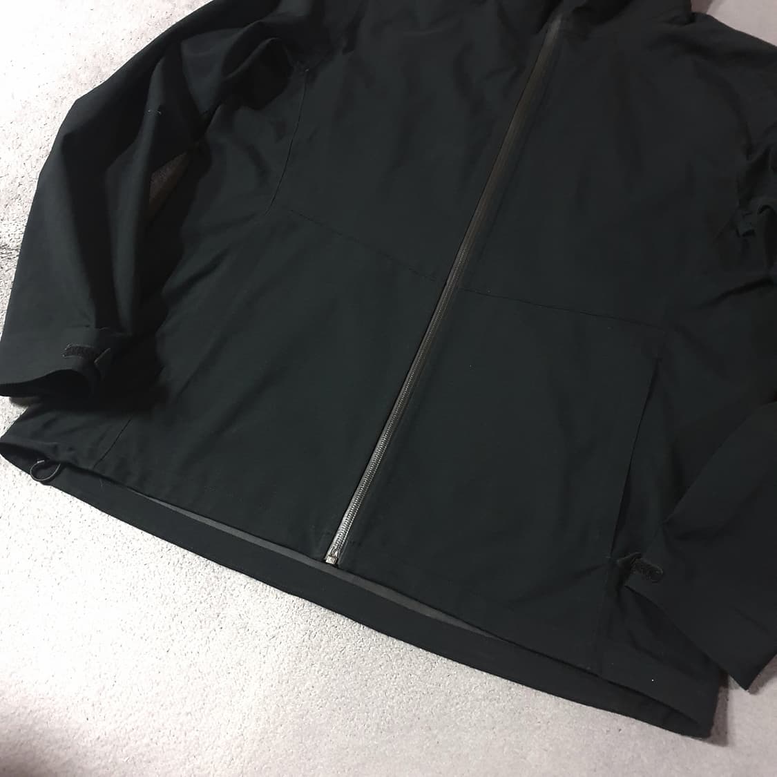 유니클로 블록테크 파카 바람막이 자켓 XL 블랙 상품이미지4