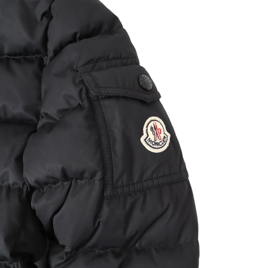 몽클레어 블랙 모카맷 미드 롱패딩 상품이미지3